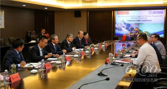 徐工與全球知名礦業(yè)巨頭力拓集團成功簽約