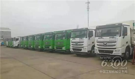 50臺(tái)渣土車(chē)交付貴陽(yáng)大客戶