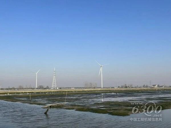 圖為江蘇省阜寧協(xié)鑫30MW風(fēng)電項(xiàng)目