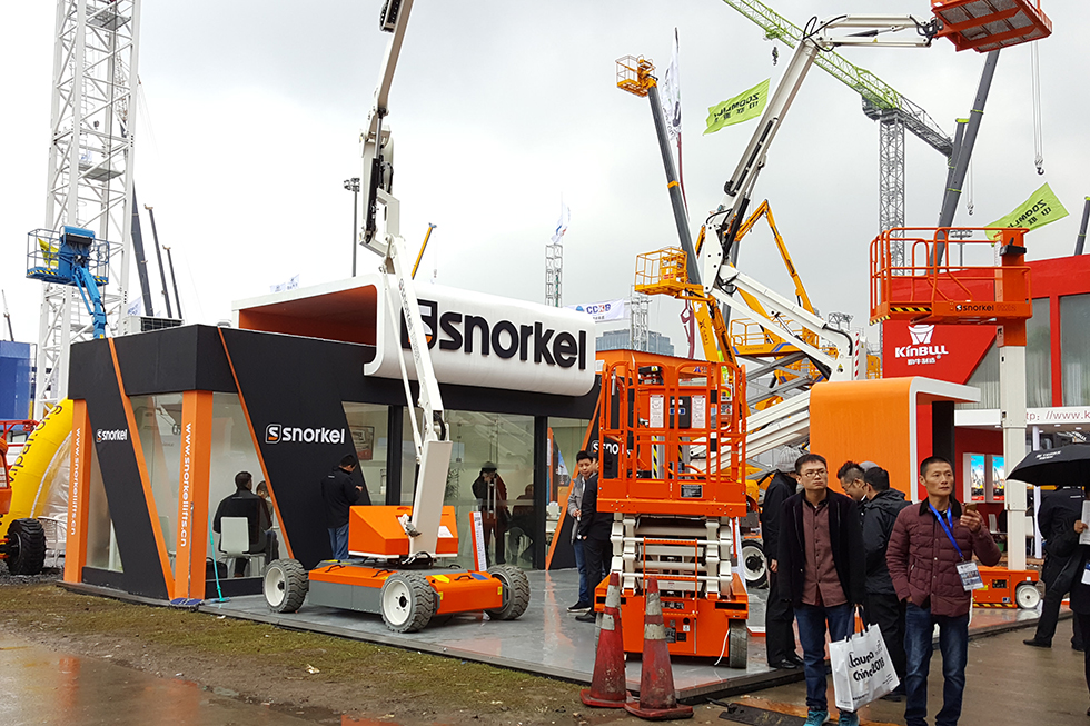 Bauma China 2016——美國Snorkel 高空作業(yè)平臺-普雷斯特機械設(shè)備(北京)有限公司