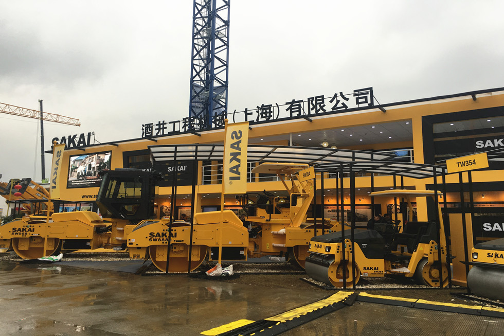 Bauma China 2016——酒井工程機(jī)械(上海)有限公司展臺風(fēng)采