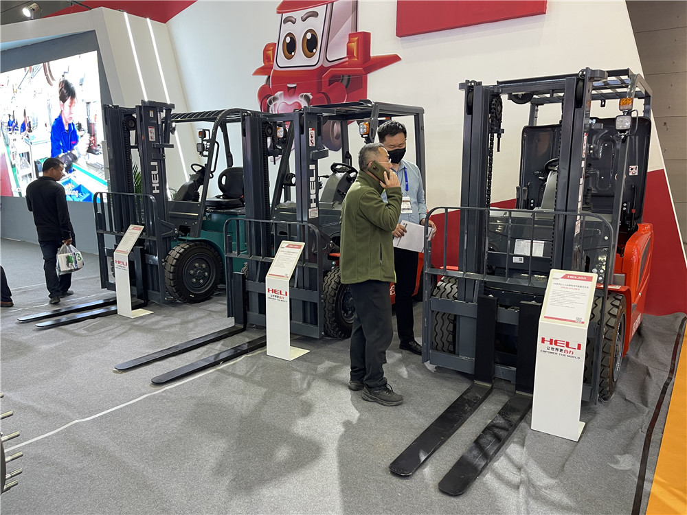 2023長(zhǎng)沙國(guó)際工程機(jī)械展覽會(huì)展臺(tái)風(fēng)采：合力叉車