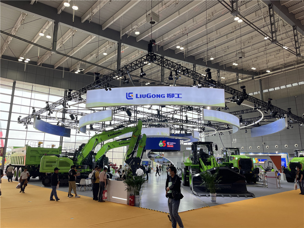 2023長沙國際工程機(jī)械展覽會展臺風(fēng)采：柳工