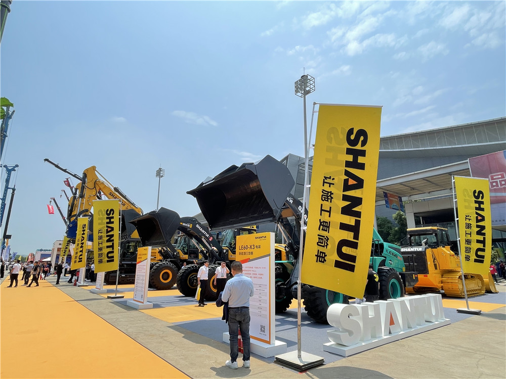 2023長沙國際工程機(jī)械展覽會展臺風(fēng)采：山推
