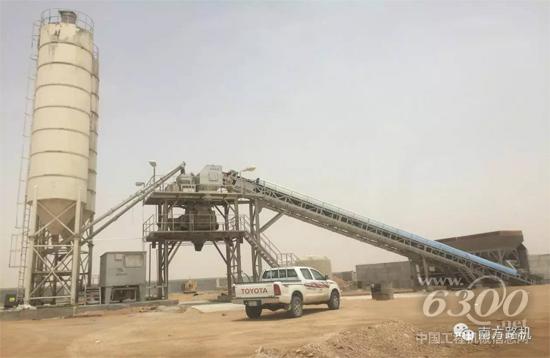 南方路機(jī)混凝土攪拌設(shè)備在沙特首都利雅得　建于2008年