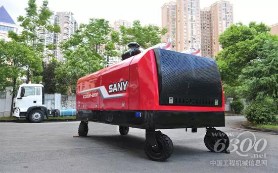全球首臺三一超高壓消防泵！