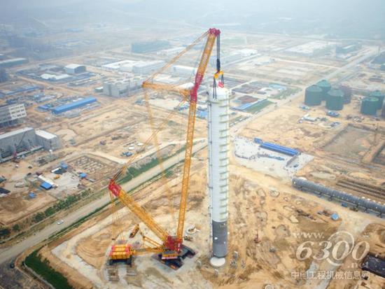 XGC88000煙臺(tái)首吊成功