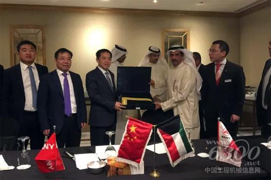 三一重工與科威特工程建筑承包商簽署設(shè)備采購協(xié)議