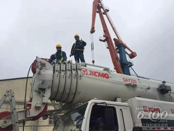 徐工集團援助阿塞拜疆巴庫港口建設(shè)項目