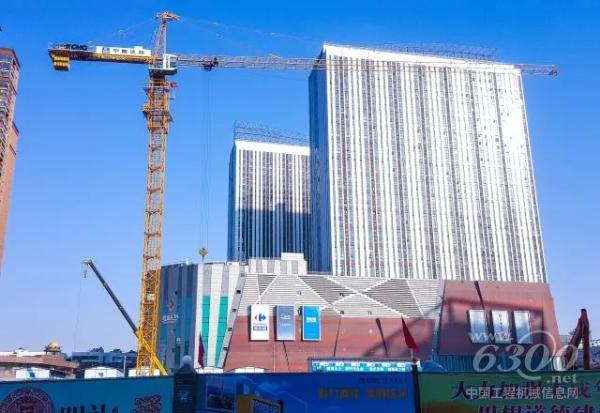 QTZ250助建徐州地鐵，圖為老火車站站建設(shè)現(xiàn)場
