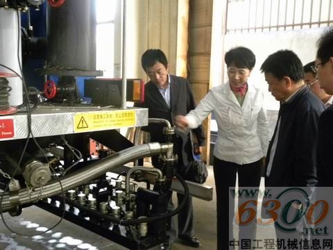 陜西省工信廳田力副廳長一行視察達(dá)剛路機(jī)